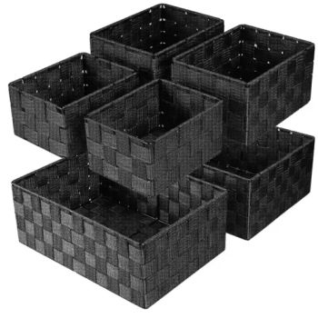 Woven Storage Basket PP Belt Storage Bins Laundry Container Sets >5PCS Origin China Folded Unfolded HS Code 39249000 OEM/ODM - Qingdao Rainbow Packaging Co., Ltd. - China