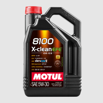 Motul 8100 X-CLEAN EFE 5W-30 (4 Liter) Grade top Fuel Economy Yes Jaso Standards Ma Sulfur Content Low Max. Moisture (%) 5 -  CALIPSO POLSKA SP Z OO  - Poland