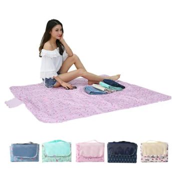 Oxford Folding Blanket Outdoor Beach Travel Gear Picnic Sleeping Rug Camping+Mat Foldable - Ningbo True Value Import & Export Co., Ltd. - China
