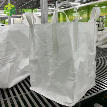 FIBC PP Jumbo Bulk One Ton Woven Super Plastic 1000kg Square Woven Jumbo Bag Food Grade Bag Big Bag Price - Linker Packaging (Hebei) Co., Ltd. - China