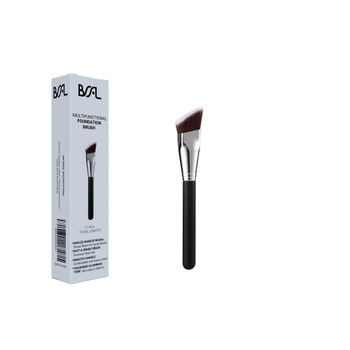 BSFL BR0101001001 Professional Angled Foundation Brush - Trapezoidal Sloping Vegan Synthetic Bristles For High-Definition Makeup Application makeup brush - ningbo airmei technology co.,ltd - China