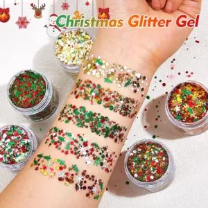 DIY Makeup Christmas Body Glitter Gel Glitter Children's Stage Makeup Nightclub Disco - Ningbo Sundy Imp & Exp Co., Ltd. - China