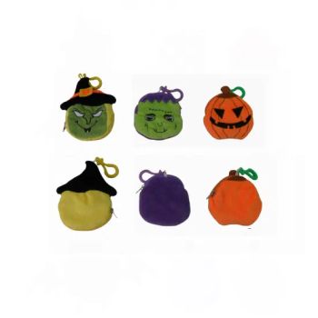 Customized Funny Coin Bags Soft Pumpkin Halloween Holiday Wallets Kids Plush Toys - Yangzhou Tongyue Toys and Gifts Co., Ltd. - China