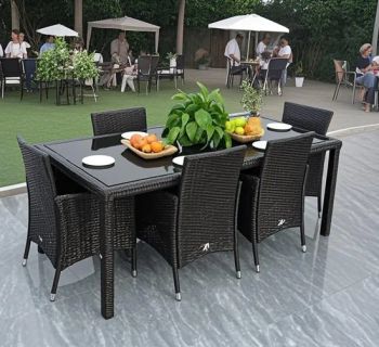 PE Handwoven Rattan Wicker Dining Room Furniture Sets - Gooloo Tech. Co., Ltd. - China