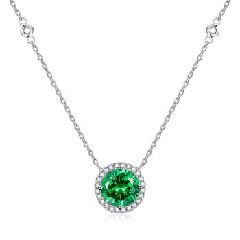 Fine Jewelry CZ Zircon Pendant for Necklaces 925 Sterling Silver Pendant Necklace - Guangzhou Leaye Jewelry Limited - China