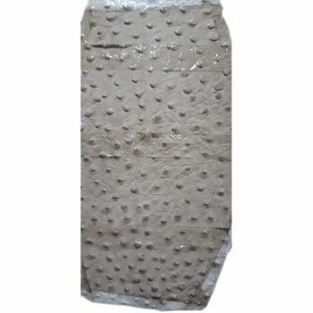 Buffalo Ostrich Print Leather, Thickness: 1.2-5mm Pattern Print Thickness 1.2-5mm Finishing Natural Feature Waterproof Pattern Type Ostrich - M.A. Wajid & Co. - India