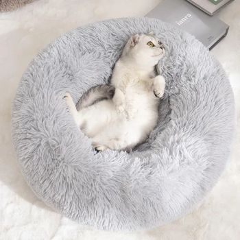 Wholesale Warm and Durable Pet Bed with Long Plush Round Cat Bed Dog Bed - Nexus International Trading(Shanghai)Co., Ltd - China