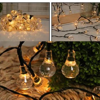 Waterproof String Lights LED Pumpkin Crystal Ball Party Decoration Bl19728 - Ningbo Ezfocus Co., Ltd. - China