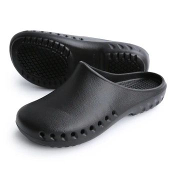 JDS S039 Black Waterproof EVA Rubber Chef Shoes Unisex 34*24*14 15D MOQ100 - Xiamen Jds International Trading Co., Ltd. - China