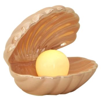 Large Vintage Ceramic Table Lamp Shell/Oyster with Pearl MOQ 1 Set Power 16-20W Style Modern Origin China Type Foldable Power Source - Yancheng Xinboyuan Glass Co., Ltd. - China