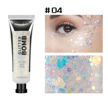 Seline Girl 35ml Gel Sequin Carnival Accessories Mermaid Body Glitter - Shantou Manfen Cosmetics Co., Ltd. - China