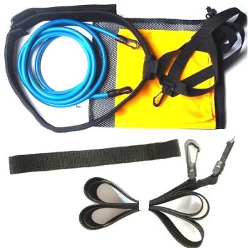 Parachute Elastic Rope Swim Training Belt Set Swimming Aids Swimming Training Equipment Resistance Bl13200 - Ningbo Ezfocus Co., Ltd. - China