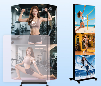 LED Triple Fold Screen Size 79 Inch Resolution 2k Screen Size 79 Inch Screen Type Triple Fold Usage Environment Indoor Advantages GOB, Ultra-thin, Split Screen - Luliang Information Technology - China