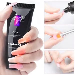 PRO Salon Nail Products 60g Hema Free Clear Jelly Color Solid Builder Nail Acrylic Extension Poly Gel for Wholesale - Guangzhou Neissry cosmetic Co., Ltd. - China