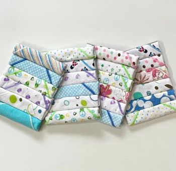 6pk Terry Knitted Fabric Baby Wash Cloth Handkerchief - Guangzhou Huayi Trade Co., Ltd. - China