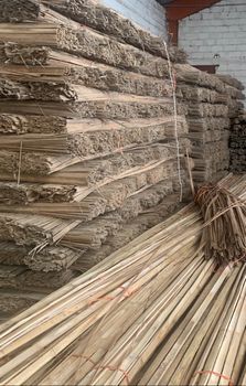 Bamboo slats and bamboo poles Length 3 Meters, 6 Meters Diameter Range 2 To 9+ - Fruits&AvoRoad - Mexico