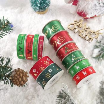 Vibrant Polyester Satin Ribbons for Christmas Holiday Crafting and Decor Warpping - GOLDEN GIFTS & CRAFTS CO., LTD. - China