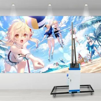 3D Vertical Touch Screen PC Build Wall Mounted Inkjet Printer for Interior TV Background Murals Wall Panels Decoration - Guangzhou Deliyin Digital Technology Co., Ltd. - China