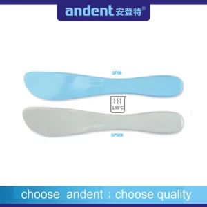 Dental Plastic Spatula Disposable Spatula Heat Resistant MOQ 100PC Sample Free Material PP Materials PP Model NO. SP06 Color - Andent Dental Co., Ltd. - China
