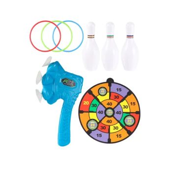 Axe-Shaped Gun Toy with Target Suction Cup Bullet Plus Bowlings and Loops Kit for Children - Sailing Toys Co., Ltd. - China
