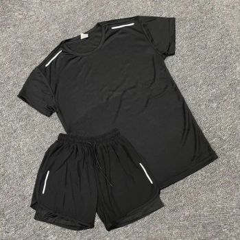 Mens Tracksuits Tech Set Designer Tracksuit T Shirts Shorts Two-Piece Womens Fiess Suit Print Quick Drying and Breathable Sportswear Basketball T-Shirt Jogger - Shenzhen Yongxinghui Trading Co., Ltd - China