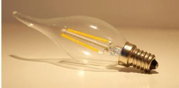 Warm Light Filament Candle Lamp LED 4W/2W Power 4W Type Round CRI(Ra) >80 Bulb Base E14 LED High-power Cct 2700-6000k HS Code - Ningbo Fenghua Noerka Lighting & Fixture Co., Ltd. - China