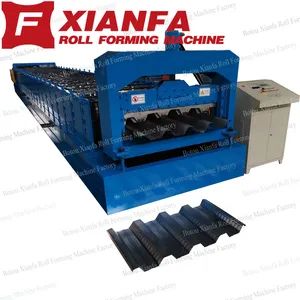 Peru Metal Decking Machine Steel Floor Decking Roll Forming Machine Steel Floor Tile Making Machine - Botou Xianfa Roll Forming Machine Factory - China