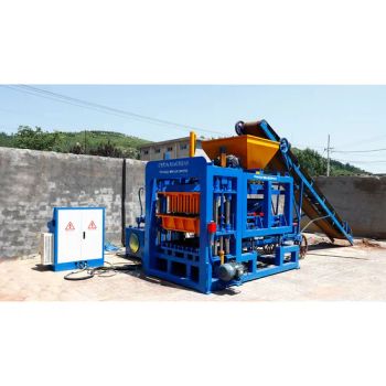 Small Manufacturing Machines Qt4-16 Paving Slabs Concrete Brick Making Machine Made in India - Linyi Chuangyun International Trading Co., Ltd - China