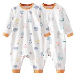 Four Season Baby Clothes 100% Pure Cotton 0-3 Months Baby Long Sleeves Jumpsuit Romper Baby Clothes - Jiangxi USBETTAS Maternal and Child Products Co., Ltd - China