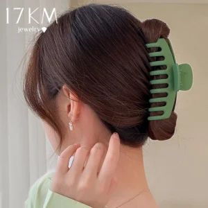 Solid Color Claw Clip Large Barrette Crab Hair Claws Bath Clip Ponytail Clip - Skylark Network Co., Ltd. - China