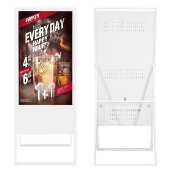 Advertisement Retail Shop LCD Advertising Screens Foldable Portable Digital Signage and Displays - Guangzhou Senke Electronic Co., Ltd. - China