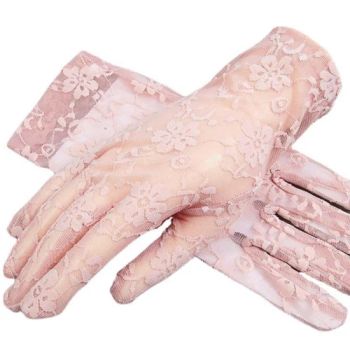 Party Dress Bridal Gloves Summer Full Finger Sunscreen Women Lady Lace Wbb20015 - Ningbo Ezfocus Co., Ltd. - China