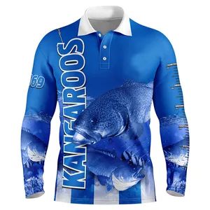 Professional Design Sublimated Long Sleeve Polo Fishing Wear - Shenzhen Kawasaki-Bulls Sports Gear Co., Ltd. - China