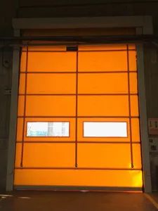 Ce Automatic Folding Door Garage Door Origin Shenzhen HS Code 73083000 Model NO. HF-J205 Position Industrial Open Style - Shenzhen Hongfa Automatic Door Co., Ltd. - China