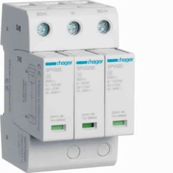 Hager - Surge Protection Devices For Solar Applications / Photo Voltaic Modules - Indo Overseas Marketing - India