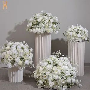 Wholesale Customized Artificial Silk 50/60/70/80cm Flower Ball for Wedding Event Party Decorative Table Centerpieces - Foshan Xinsheng Furniture Co., Ltd. - China