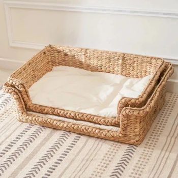Hot Selling Pet House for Dog Cat Woven Water Hyacinth Beds - Market Union Co. Ltd. - China