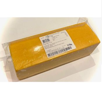 Wholesale Zarpellon Brand Cheddar Cheese Block 18C560C Red Cheddar Block 3 Kg Semi Hard Cheese - ZARPELLON - S.P.A. - Italy