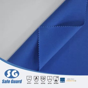 87 Cotton 12 Nylon 1 as Antistatic Waterproof Safety Twill Fr Fire Resistant Fabric for Textile Fabric - HENAN SAFE-GUARD CO., LTD. - China
