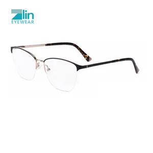 High Quality Lady′ S Metal Frames Double Color Fashion Style Metal Optical Frames - Wenzhou Zlin Eyewear Co., Ltd - China
