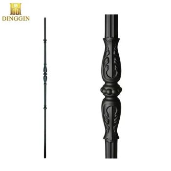Hollow Iron Stair Parts Origin Hebei Size Customzied HS Code 83062990 Trademark dinggin Baluster Wrought Iron Material Wrought - DINGGIN HARDWARE(DALIAN) CO., LTD. - China
