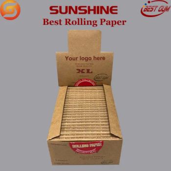 OEM XL Size 12.5GSM Unbleached Brown Color Smoking Rolling Paper Factory - Shenzhen Sunshine Industrial Co., Limited - China
