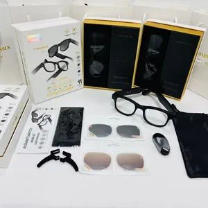 Smart Glasses New Ai-Powered Smart Glasses with Translation Image Stabilization 8MP Camera Replaceable Lenses Long Battery Life for Video Recordin. - Shenzhen Shiyusheng Technology Co., Ltd. - China