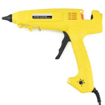 AC220V Hot Melt Glue Gun Glue Stick Gun Electric Glue Gun Trademark BY Color Yellow Size 26*21cm Origin Guangzhou HS Code - Zhengzhou Jiayunlai Trading Co., Ltd. - China