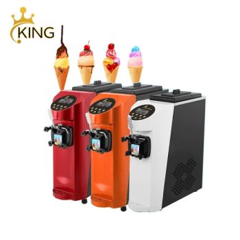 Factory Price Snack Food Maker Commercial Single Flavors Serve Italian Gelato Fried Hard Soft Serve Frozen Yogurt Ice Cream Making Machine - Guangzhou Kingfood Catering Equipment Co., Ltd. - China