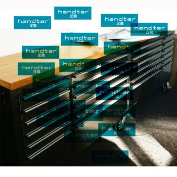 SPCC Powder Coated Iron Tool Cabinet 56-72-153inch 15D 15 Drawers MOQ100 1Y - Ningbo Hanteng Metal Products Co., Ltd. - China