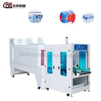 Automated Film Wrapping Machinery with Timers for Mineral Water Plants Cuff Type Film Wrapping Heat Shrink Machine - Shandong Dongsheng Machinery Equipment Co., Ltd. - China