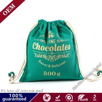 Eco-Friendly Custom Canvas Bags Organic Cotton Drawstring Bag - Qingdao Yide Shine Industry Co., Ltd. - China