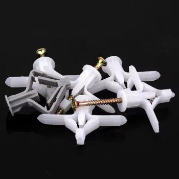 Round Hole Plastic Nylon Plug with Self Tapping Screws for Furniture Round Hole 8mm 10mm Plastic Butterfly Swells Anchor - Hebei Yunchang Fastener Manufacturing Co., Ltd. - China