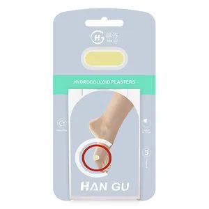 Blister Bandages Blister Stick Hydrocolloid Heel Patch HS Code 3005 Trademark HANGU Type Wound Care Origin China, Hubei Material - Wuhan Hangu Technology Co.,Ltd - China